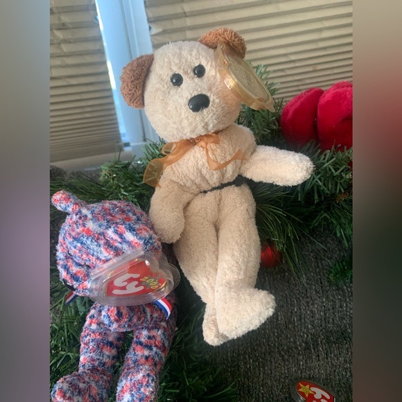 TY BEANIE BABY COLLECTABLE BEARS HOLIDAY LIGHT UP WREATH - Picture 11 of 16
